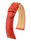 Pasek HIRSCH Massai Ostrich L 04362020-1-19 ze skóry strusia 19 mm - HIRSCH - paski do zegarków