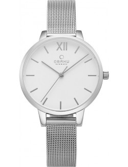 Zegarek klasyczny damski Obaku Denmark V209LXCIMC - Zegarki OBAKU