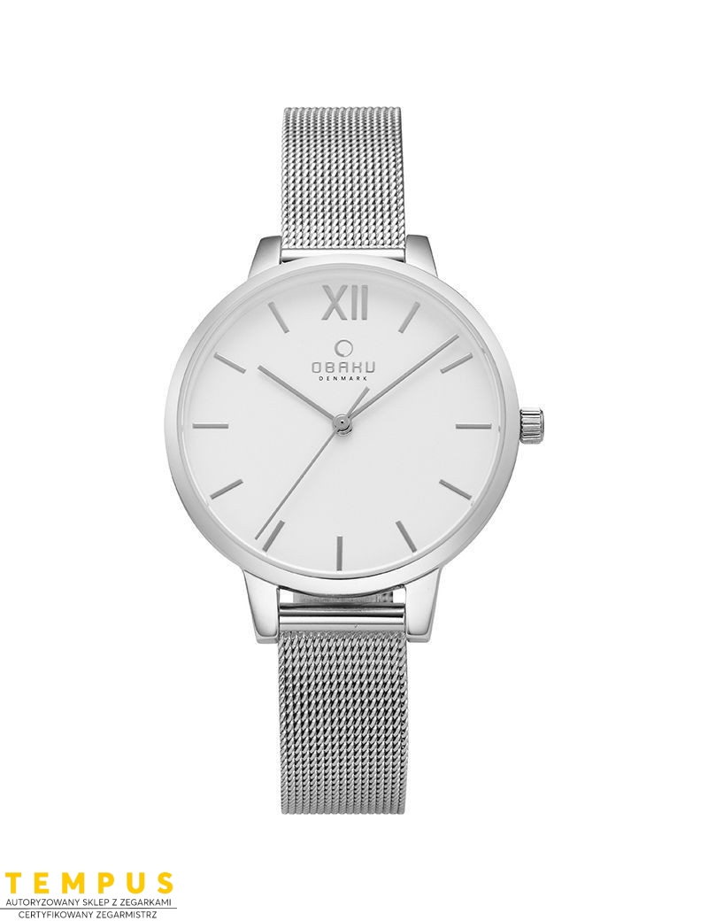 Zegarek klasyczny damski Obaku Denmark V209LXCIMC - Zegarki OBAKU