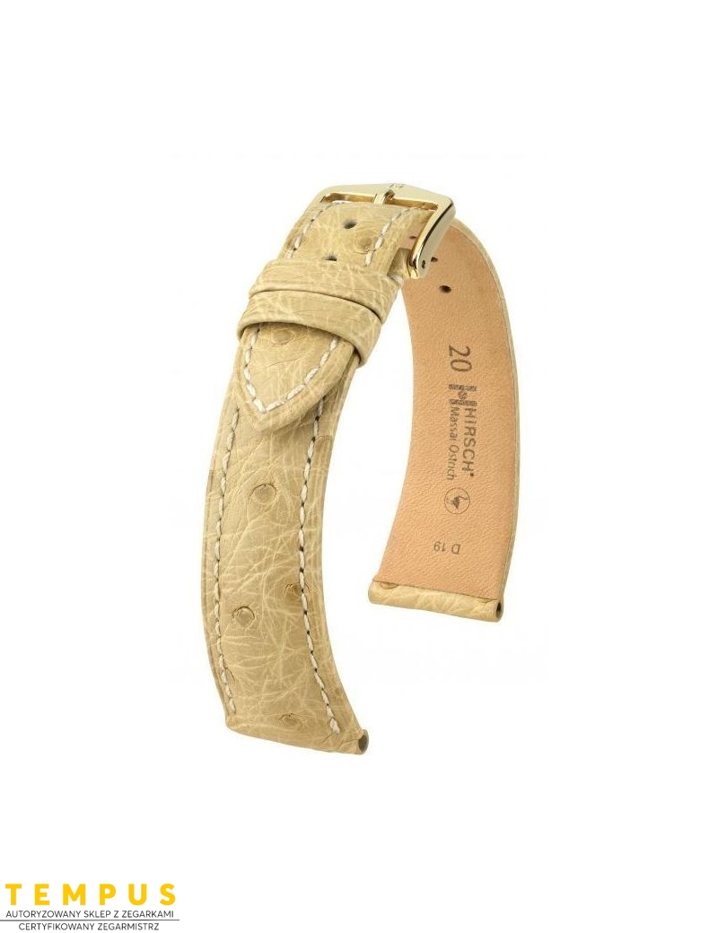 Pasek HIRSCH Massai Ostrich L 04362090-1-17 ze skóry strusia 17 mm - HIRSCH - paski do zegarków Pasek HIRSCH Massai Ostrich L 04362090-1-17 ze skóry strusia 17 mm - HIRSCH - paski do zegarków
