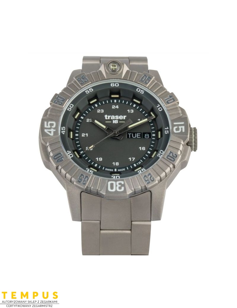 Zegarek sportowy, militarny męski Traser P99 Q Tactical Grey 110666 - Zegarki TRASER Zegarek sportowy, militarny męski Traser P99 Q Tactical Grey 110666 - Zegarki TRASER