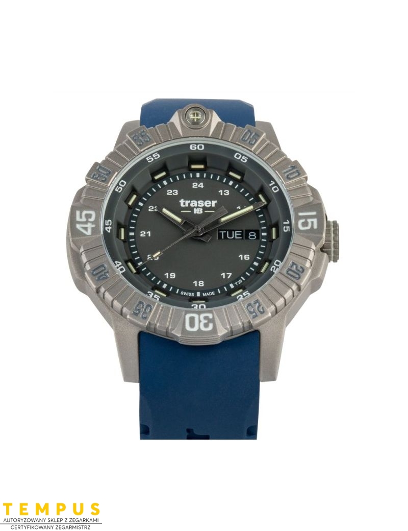 Zegarek sportowy, militarny męski Traser P99 Q Tactical Grey 110667 - Zegarki TRASER Zegarek sportowy, militarny męski Traser P99 Q Tactical Grey 110667 - Zegarki TRASER