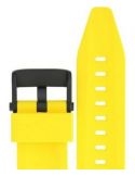 Pasek Vostok Europe Lunokhod - Silikon 4205 żółty z czarną kl. - VOSTOK - paski i bransolety do zegarków