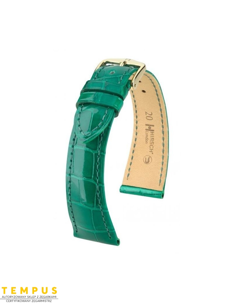 Pasek HIRSCH London L 04207040-1-22 ze skóry krokodyla 22 mm - HIRSCH - paski do zegarków Pasek HIRSCH London L 04207040-1-22 ze skóry krokodyla 22 mm - HIRSCH - paski do zegarków