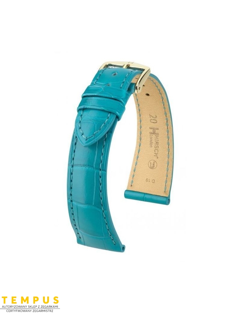 Pasek HIRSCH London L 04207083-1-20 ze skóry krokodyla 20 mm - HIRSCH - paski do zegarków Pasek HIRSCH London L 04207083-1-20 ze skóry krokodyla 20 mm - HIRSCH - paski do zegarków