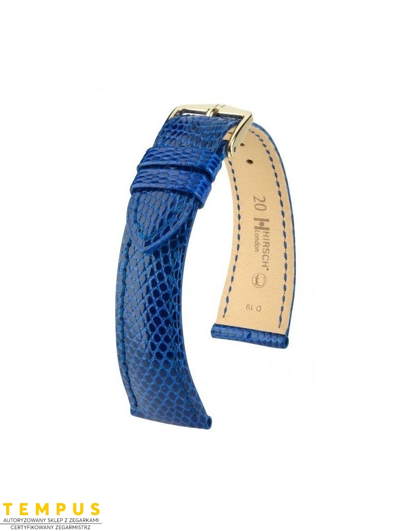 Pasek HIRSCH London L 04266085-1-18 ze skóry jaszczurki 18 mm - HIRSCH - paski do zegarków Pasek HIRSCH London L 04266085-1-18 ze skóry jaszczurki 18 mm - HIRSCH - paski do zegarków