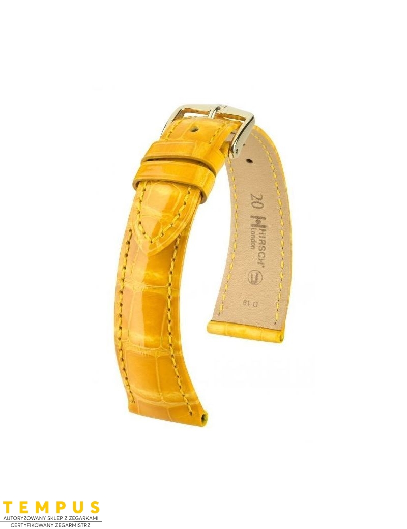Pasek HIRSCH London L 04307073-1-20 ze skóry krokodyla 20 mm - HIRSCH - paski do zegarków Pasek HIRSCH London L 04307073-1-20 ze skóry krokodyla 20 mm - HIRSCH - paski do zegarków