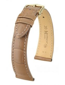 Pasek HIRSCH London L 04307099-1-22 ze skóry krokodyla 22 mm