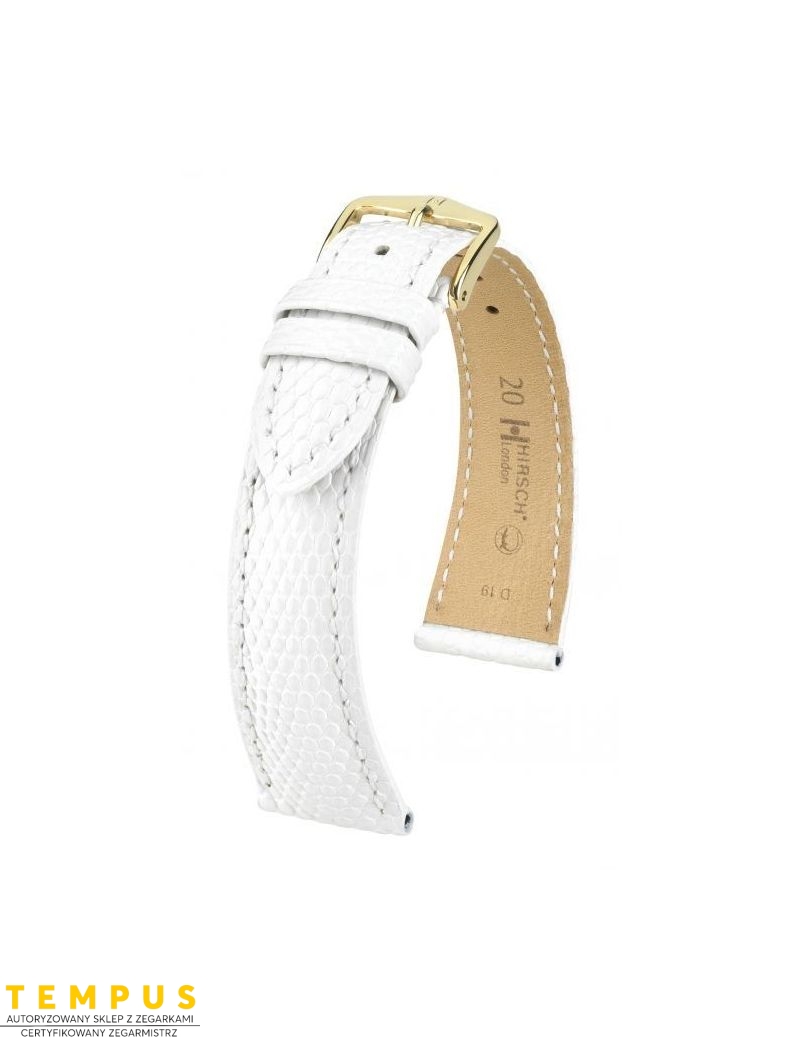 Pasek HIRSCH London L 04366000-1-19 ze skóry jaszczurki 19 mm - HIRSCH - paski do zegarków Pasek HIRSCH London L 04366000-1-19 ze skóry jaszczurki 19 mm - HIRSCH - paski do zegarków