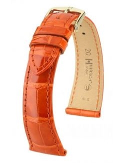 Pasek HIRSCH London M 04207177-1-14 ze skóry krokodyla 14 mm - HIRSCH - paski do zegarków