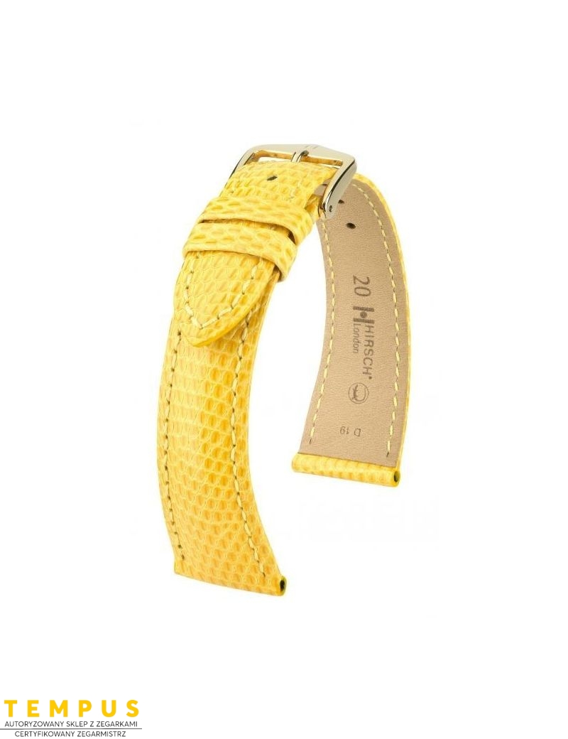 Pasek HIRSCH London M 04266172-1-14 ze skóry jaszczurki 14 mm - HIRSCH - paski do zegarków Pasek HIRSCH London M 04266172-1-14 ze skóry jaszczurki 14 mm - HIRSCH - paski do zegarków