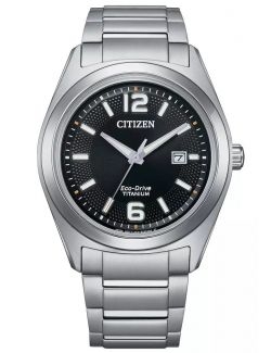 Zegarek casual męski Citizen Super Titanium AW1641-81E Eco-Drive 42 mm na bransolecie