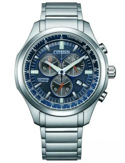 Zegarek sportowy męski Citizen Sporting Chronograph Super Titanium AT2530-85L na bransolecie