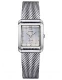 Zegarek klasyczny, elegancki damski Citizen Lady Square Set EW5590-62A na bransolecie
