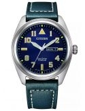 Zegarek militarny męski Citizen MILITARY BM8560-45LE na pasku