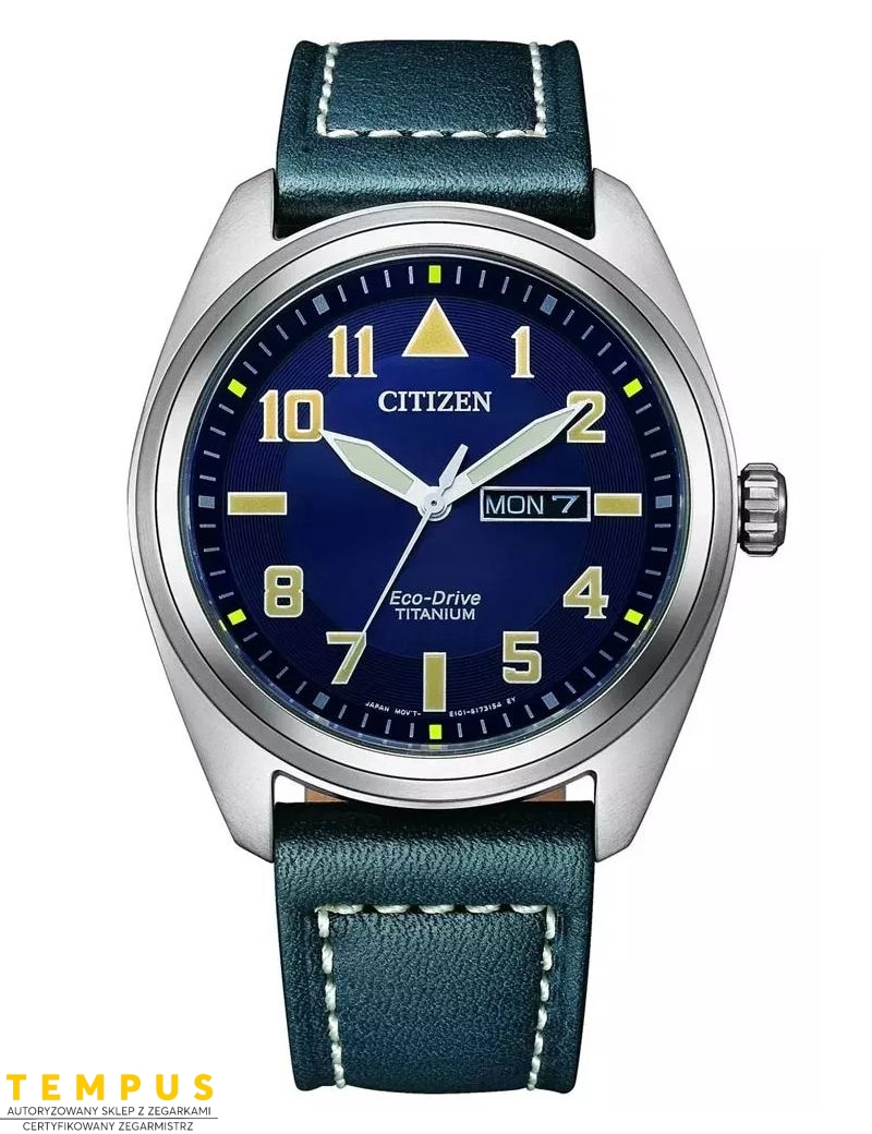 Zegarek militarny męski Citizen MILITARY BM8560-45LE na pasku Zegarek militarny męski Citizen MILITARY BM8560-45LE na pasku