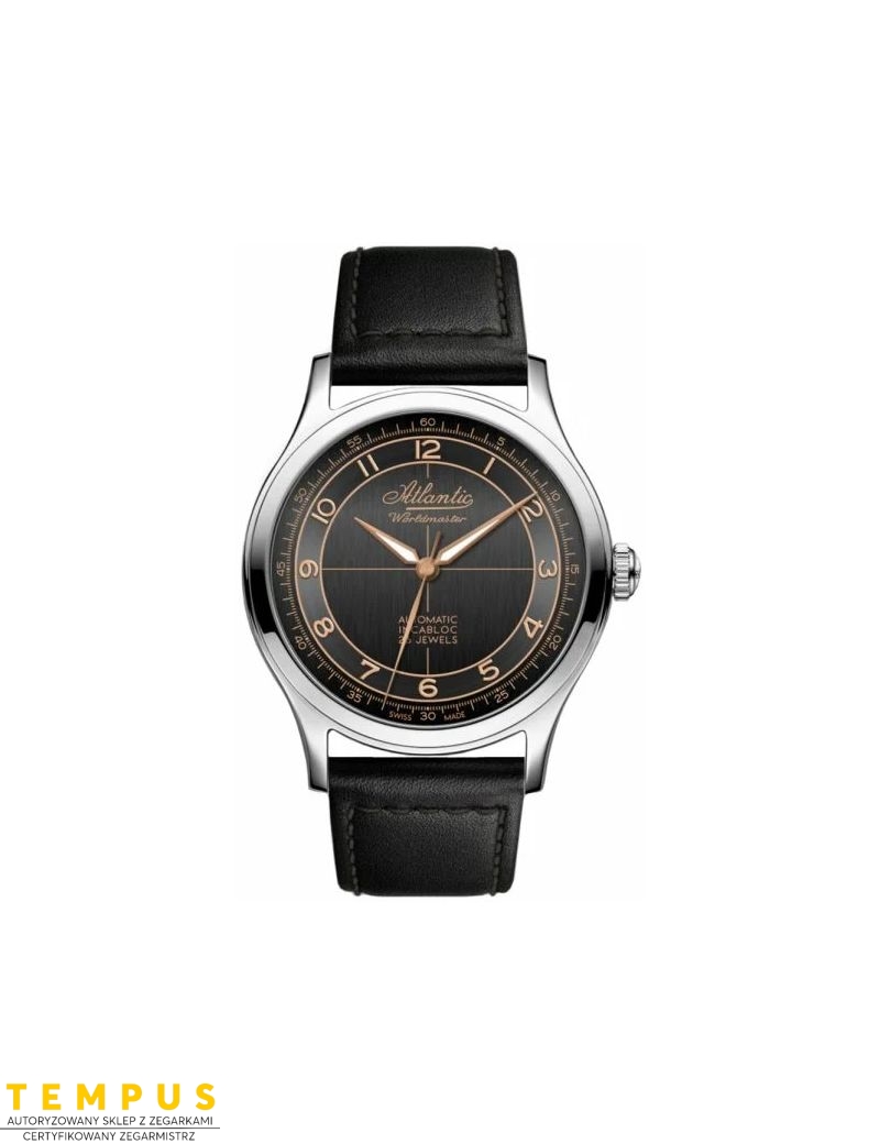 Atlantic Worldmaster 1888 The Original Automatic Incabloc 53780.41.43R - Zegarki ATLANTIC Atlantic Worldmaster 1888 The Original Automatic Incabloc 53780.41.43R - Zegarki ATLANTIC