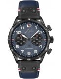 Junghans Meister Pilot Chronoscope Navy BlueLimited To 300 Pcs. Worldwide 27/3396.00 - Zegarki JUNGHANS