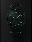 Junghans Meister Pilot Chronoscope Navy BlueLimited To 300 Pcs. Worldwide 27/3396.00 - Zegarki JUNGHANS