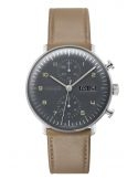 Junghans Max Bill Chronoscope Engl. Day 27/4501.03 - Zegarki JUNGHANS