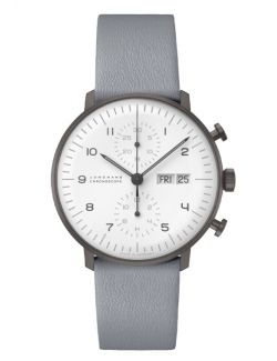 Junghans Max Bill Chronoscope Engl. Day 27/4008.03 - Zegarki JUNGHANS