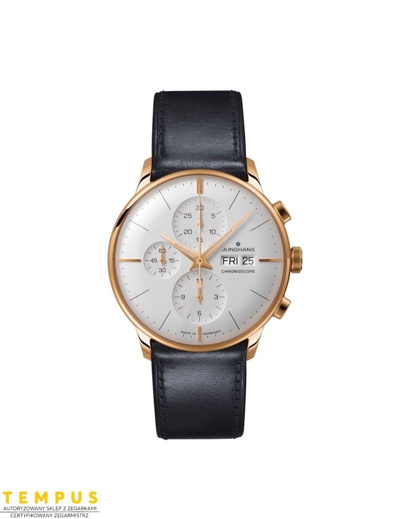 Junghans Meister Chronoscope Engl. Day 27/7023.03 Sapphire - Zegarki JUNGHANS Junghans Meister Chronoscope Engl. Day 27/7023.03 Sapphire - Zegarki JUNGHANS