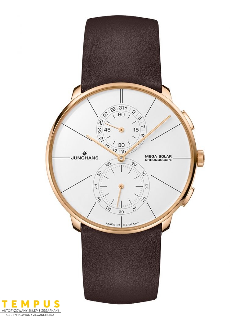 Junghans Meister Fein Chronoscope Mega Solar 59/7201.00 - Zegarki JUNGHANS