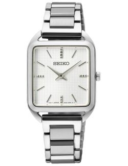 Zegarek klasyczny damski Seiko Classic Lady Conceptual Rectangular Swr073P1 - Zegarki SEIKO