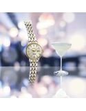 Zegarek damski z diamentami Seiko Presage Cocktail Time Skydiving Diamond Twist Sre010J1