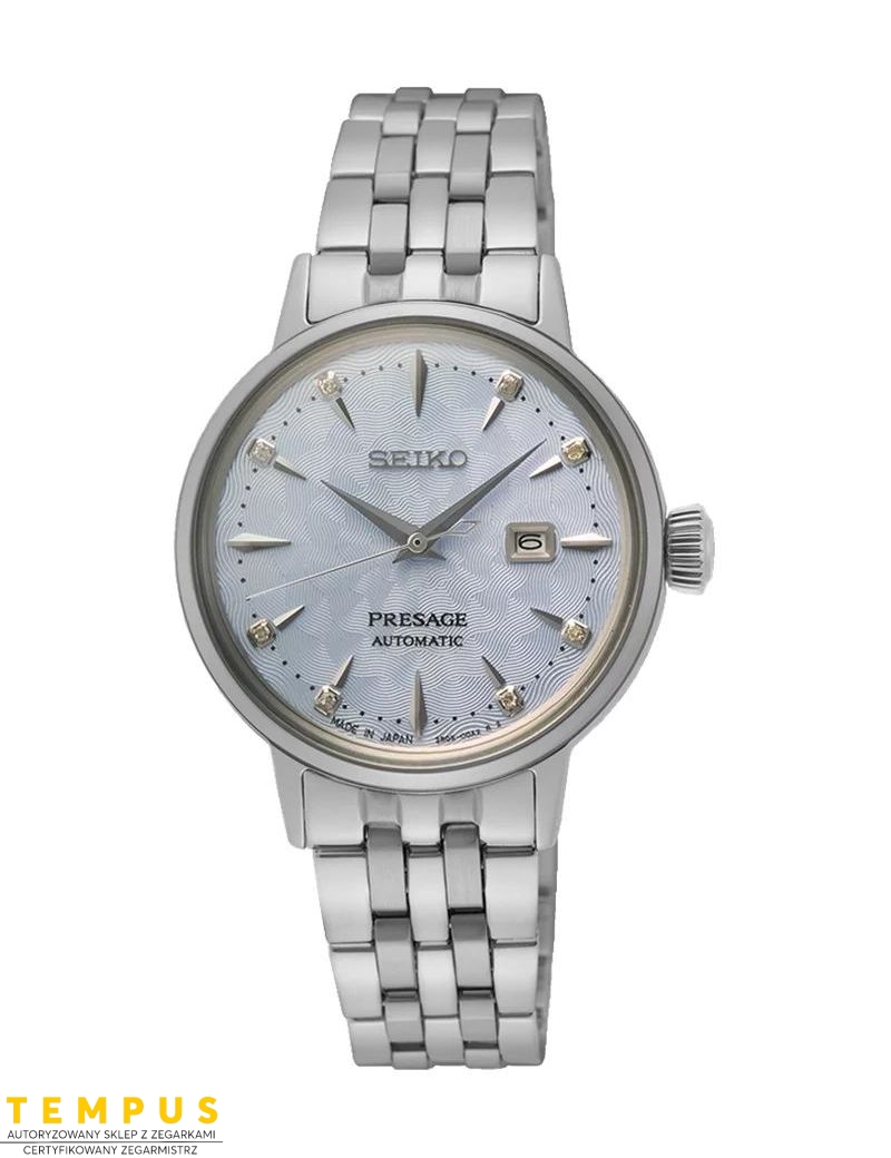 Zegarek klasyczny damski Seiko Presage Cocktail Time Skydiving Diamond Twist Sre007J1 - Zegarki SEIKO