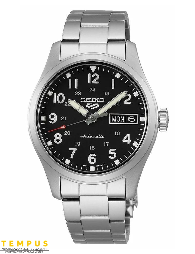 Zegarek lotniczy męski Seiko 5 Sports Midfield Automatic 36mm Srpj81K1 - Zegarki SEIKO Zegarek lotniczy męski Seiko 5 Sports Midfield Automatic 36mm Srpj81K1 - Zegarki SEIKO