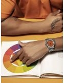 Zegarek casual męski Maurice Lacroix Aikon Limited Summer Edition Orange 42mm AI6008-SS00F-530-E - Zegarki MAURICE LACROIX