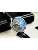 Zegarek klasyczny, elegancki męski Maurice Lacroix Masterpiece Square Wheel Retrograde MP6058-SS001-310-1 - Zegarki MAURICE LACROIX