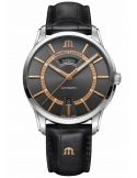 Zegarek klasyczny, elegancki męski Maurice Lacroix Pontos Day Date PT6358-SS001-333-2 - Zegarki MAURICE LACROIX