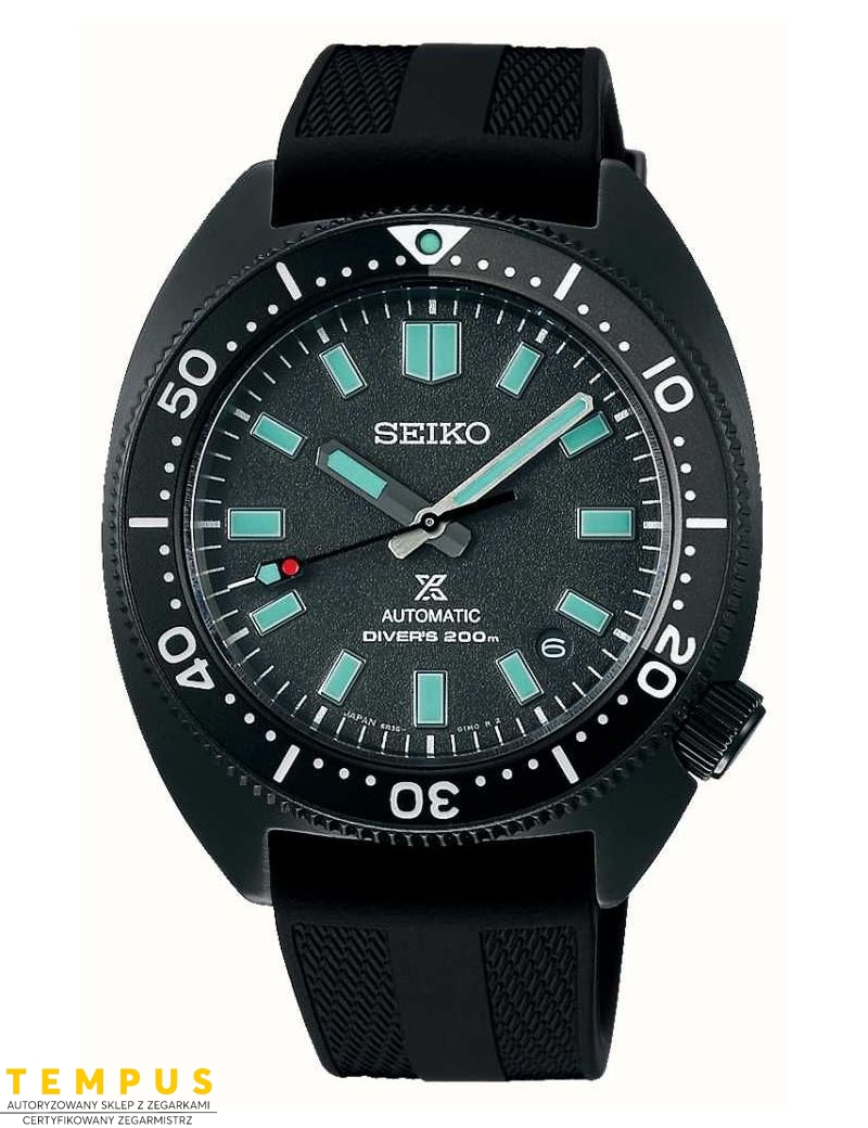 Zegarek sportowy męski Seiko Spb335J1 Prospex Premium Sea Diver Automatic Slim Turtle Night Vision Limited Edition - Zegarki SEIKO Zegarek sportowy męski Seiko Spb335J1 Prospex Premium Sea Diver Automatic Slim Turtle Night Vision Limited Edition - Zegarki SEIKO