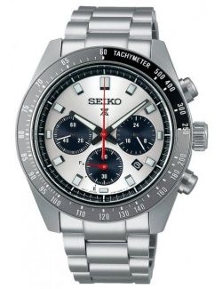 Zegarek sportowy męski Seiko Prospex Ssc911P1 Speedtimer Large Solar Chronograph 1969 Re-Creation - Zegarki SEIKO