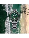 Zegarek sportowy męski Seiko Prospex Premium Spb381J1 1968 Diver's Modern Re-interpretation GMT - Zegarki SEIKO