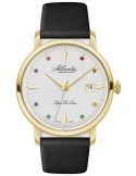 Atlantic Super De Luxe Precious Stones 29355.45.29LBK - Zegarki ATLANTIC