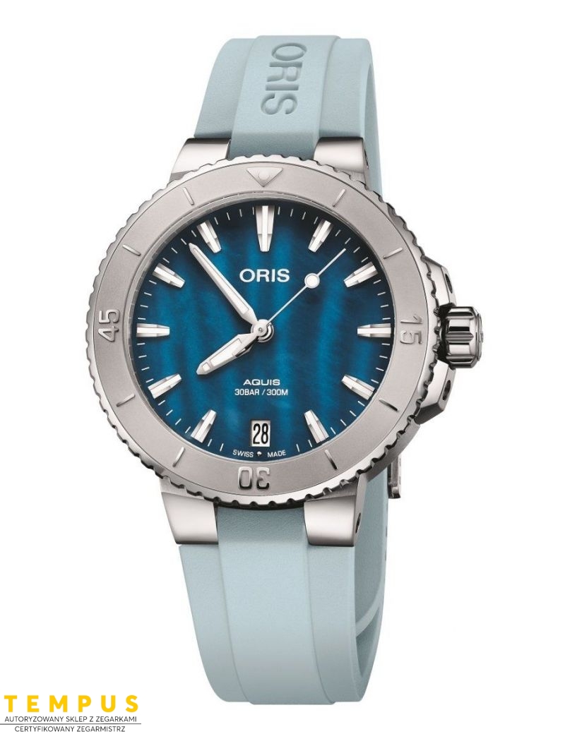 Zegarek sportowy damski Oris Aquis Date 01 733 7770 4155-07 4 18 65FC 36. Zegarek sportowy damski Oris Aquis Date 01 733 7770 4155-07 4 18 65FC 36.
