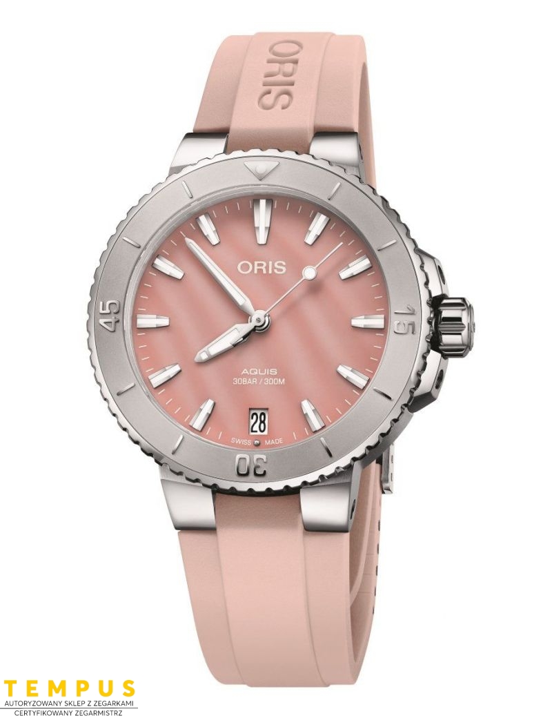 Zegarek sportowy damski Oris Aquis Date 01 733 7770 4158-07 4 18 66FC 36. Zegarek sportowy damski Oris Aquis Date 01 733 7770 4158-07 4 18 66FC 36.