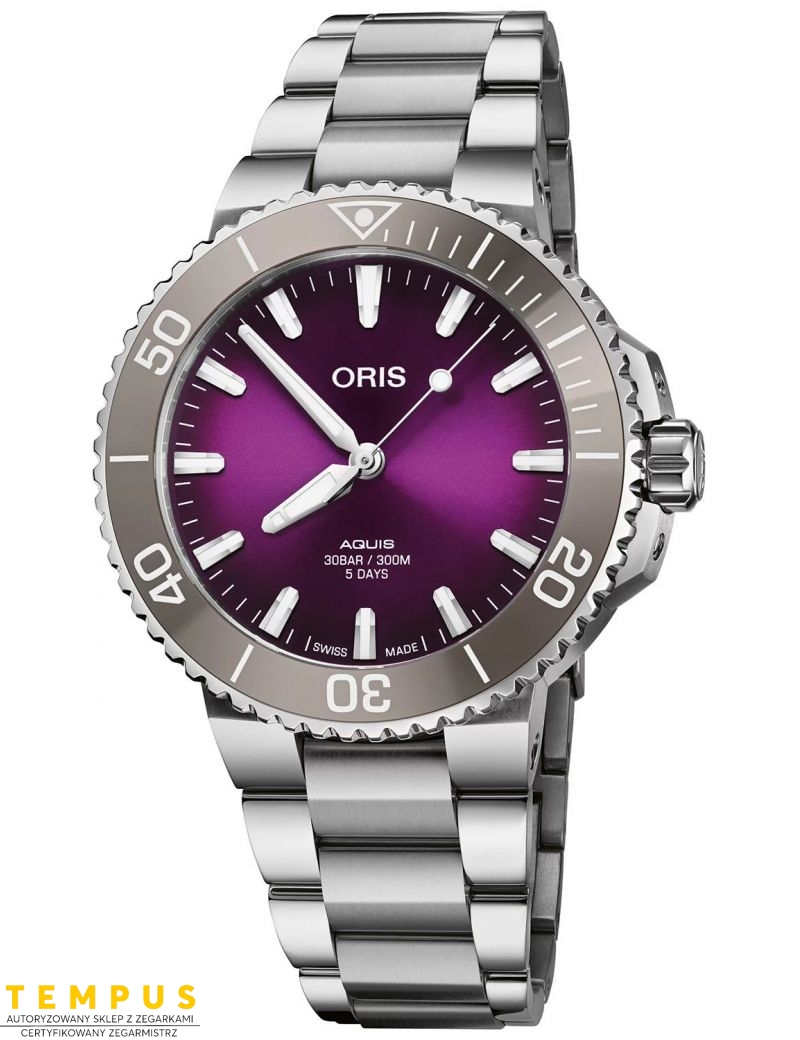 Zegarek sportowy męski Oris Aquis Hölstein Edition 2023 01 400 7769 4188-SET Limited - Zegarki ORIS