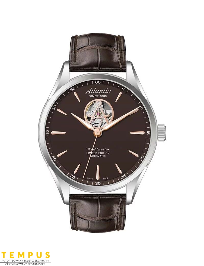 Atlantic Worldmaster Open Heart 52780.41.81R Limited Edition - Zegarki ATLANTIC Atlantic Worldmaster Open Heart 52780.41.81R Limited Edition - Zegarki ATLANTIC