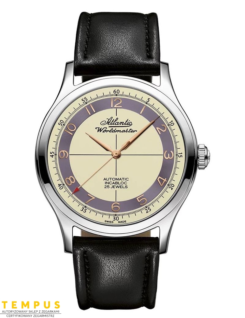 Atlantic WORLDMASTER Incabloc 1888 The Original Automatic 53754.41.93RB - Zegarki ATLANTIC Atlantic WORLDMASTER Incabloc 1888 The Original Automatic 53754.41.93RB - Zegarki ATLANTIC