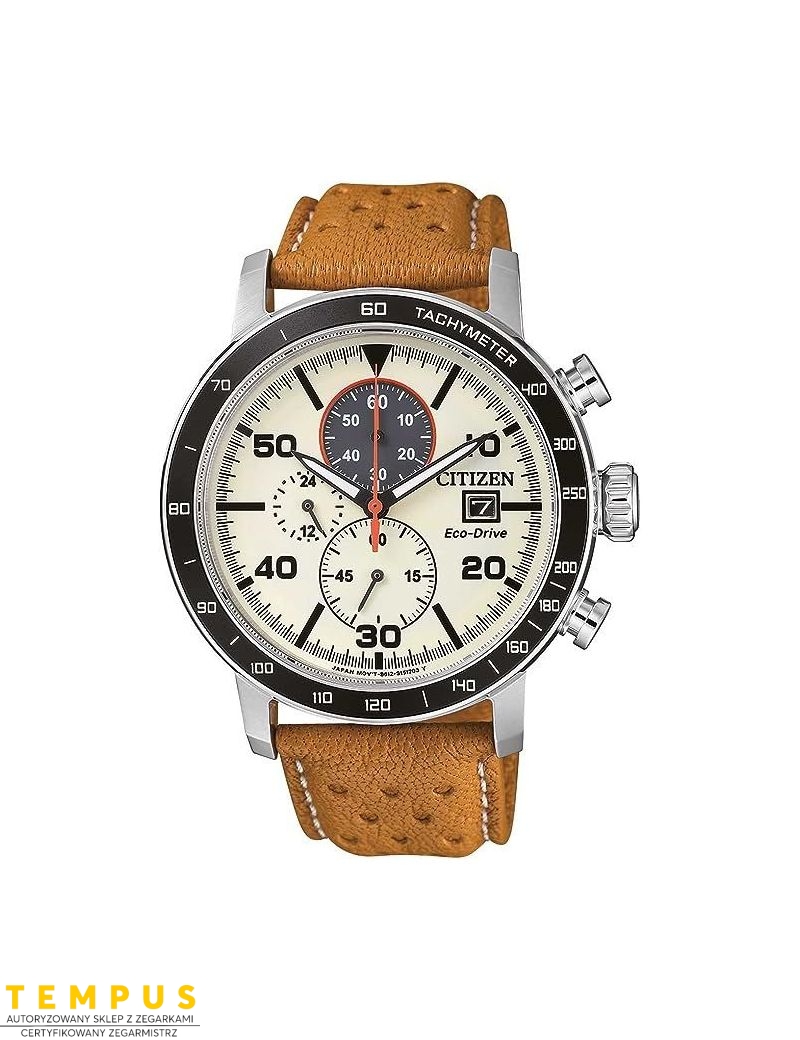Zegarek sportowy męski Citizen Chrono CA0641-16X na pasku Zegarek sportowy męski Citizen Chrono CA0641-16X na pasku