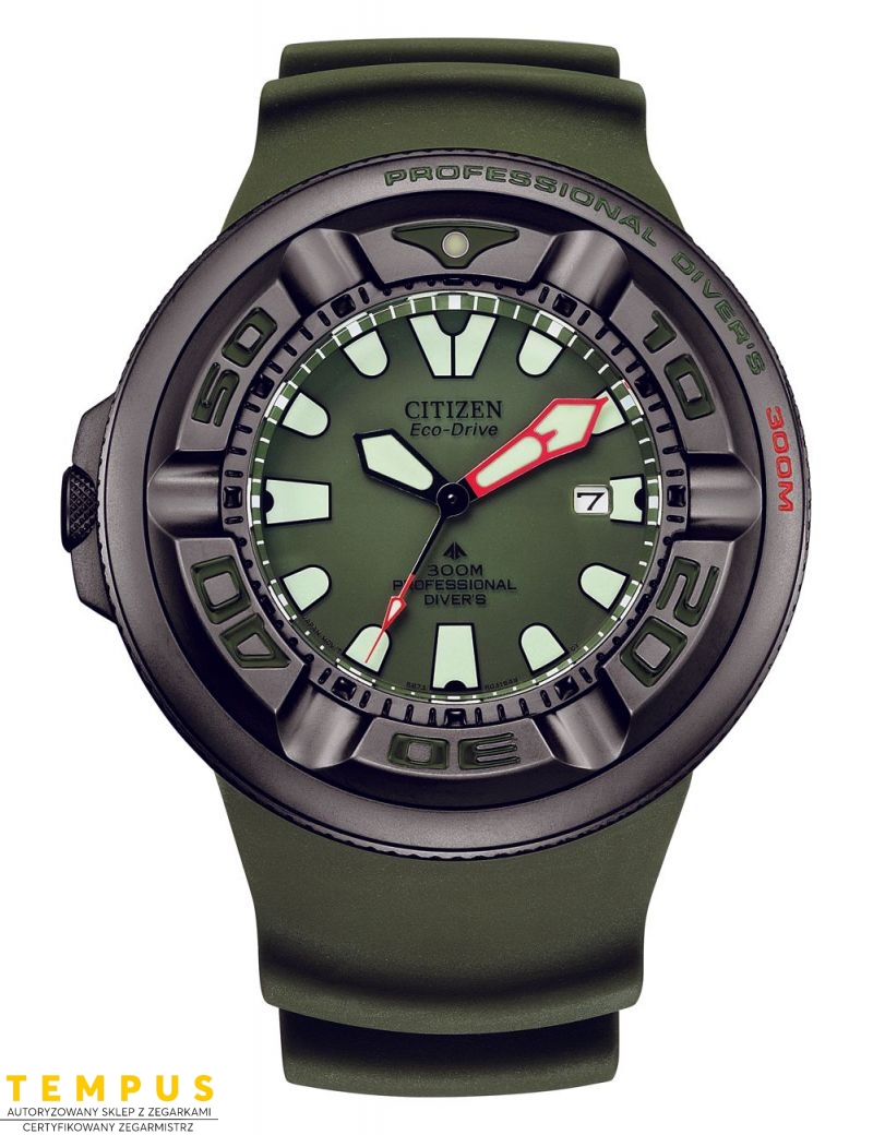 Zegarek sportowy męski Citizen PROMASTER Profesional Diver 300m BJ8057-17X Eco-Drive na pasku