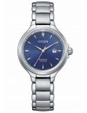 Zegarek klasyczny, elegancki damski CITIZEN Eco-Drive Super Titanium EW2681-81L Lady na bransolecie