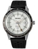 Zegarek klasyczny męski Seiko Presage Automatic GMT Style 60s SSK011J1 - Zegarki SEIKO