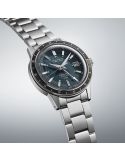Zegarek klasyczny męski Seiko Presage Automatic GMT Style 60s SSK009J1 - Zegarki SEIKO