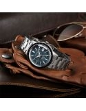 Zegarek klasyczny męski Seiko Presage Automatic GMT Style 60s SSK009J1 - Zegarki SEIKO