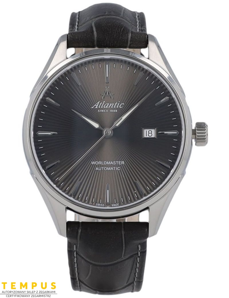 Atlantic Worldmaster 52759.41.41S Guilloche Automatic - Zegarki ATLANTIC Atlantic Worldmaster 52759.41.41S Guilloche Automatic - Zegarki ATLANTIC